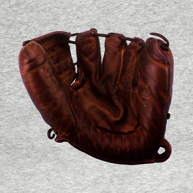 Vintage Sports,  Leather Baseball Glove by MasterpieceCafe